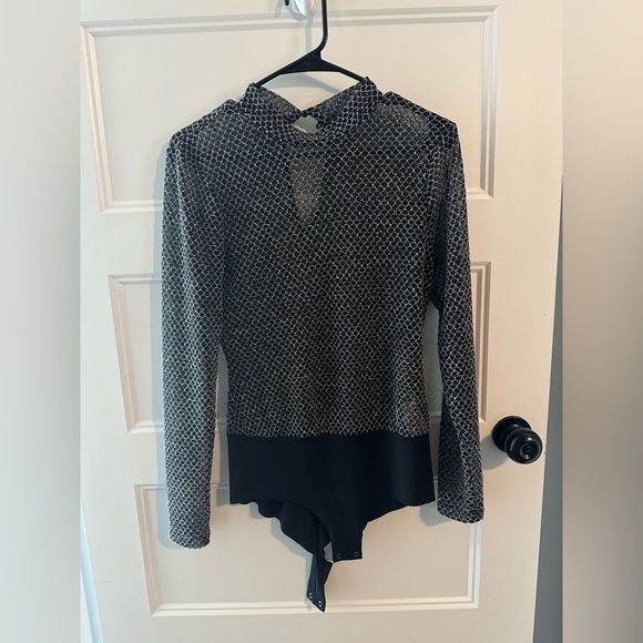 L'AGENCE Tops - L'AGENCE Mesh Bodysuit